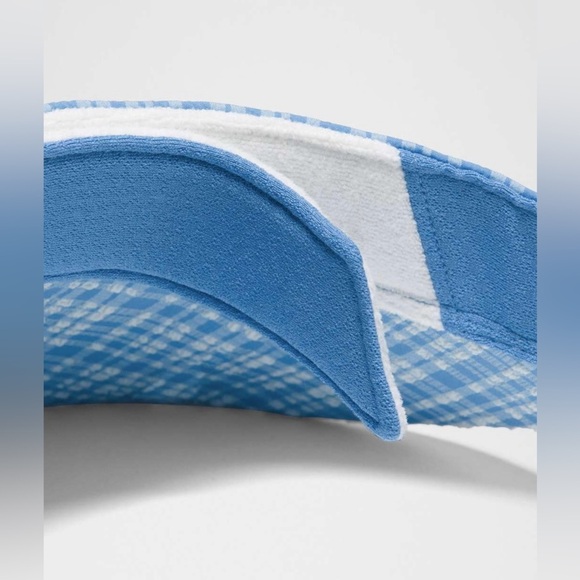 Lululemon Womens Seersucker Check Removable Sweatband Visor - Picture 3 of 4